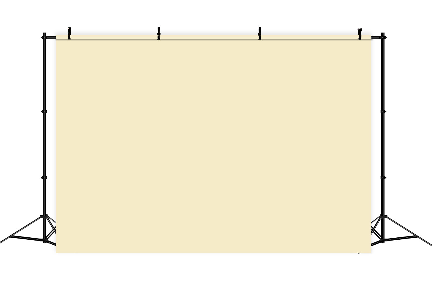 Cremefarbener Hintergrund Zarte Buttercreme Neutraler Farbton einfarbig CSH62-2