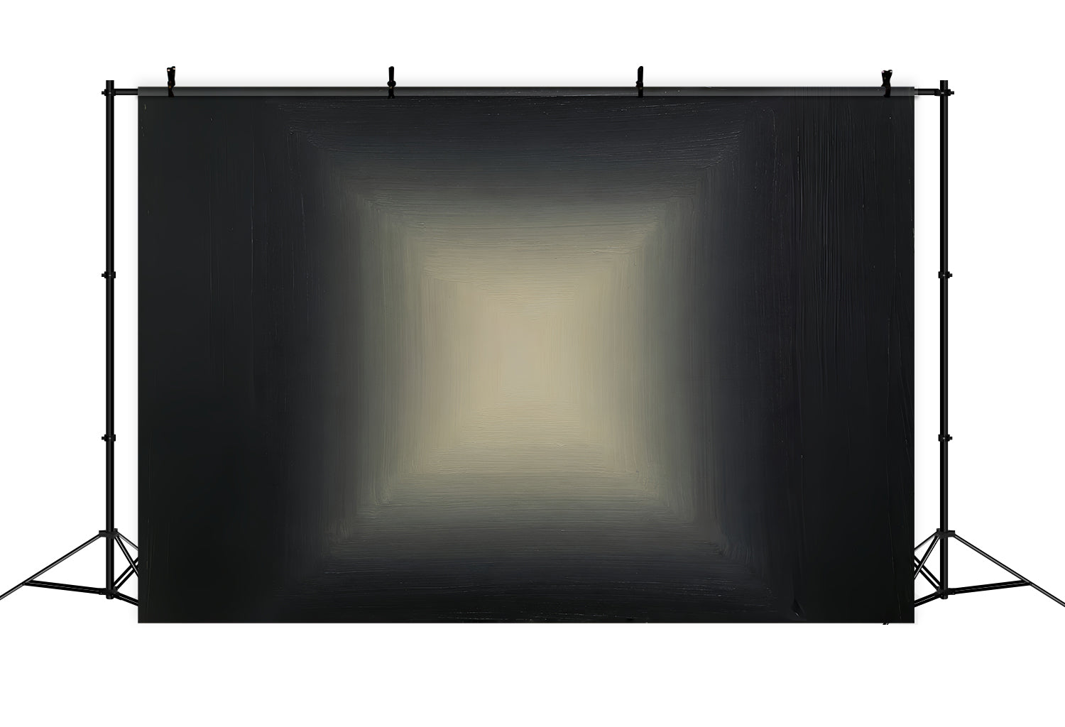 Grauer Hintergrund mit Farbverlauf Moody Center Glow Abstrakter professioneller Hintergrund für Porträtaufnahmen CSH62-51