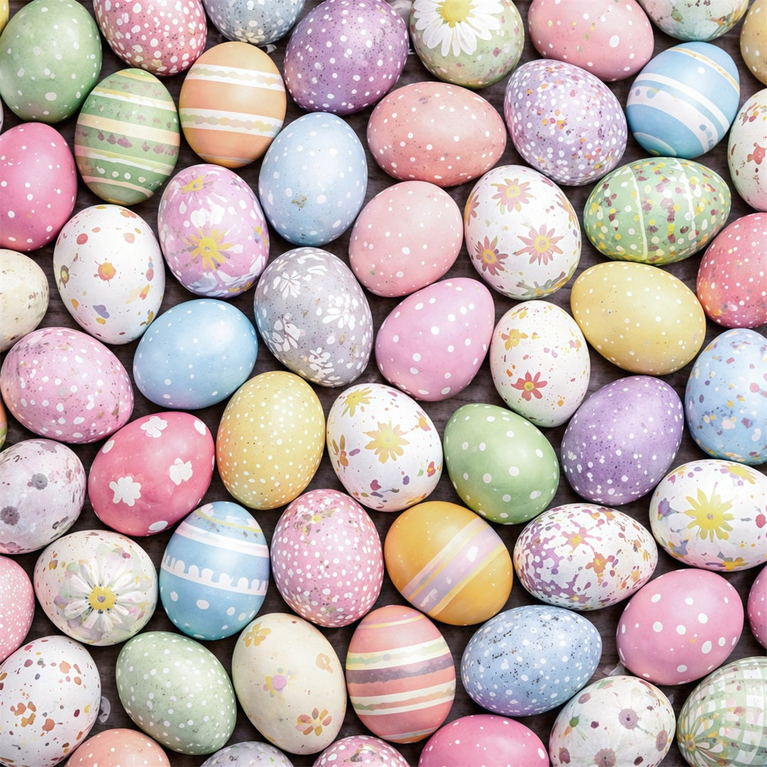 Oster-Eier-Hintergrund Bunte bemalte Eier Muster Ideen für Oster-Fotohintergründe CSH63-10