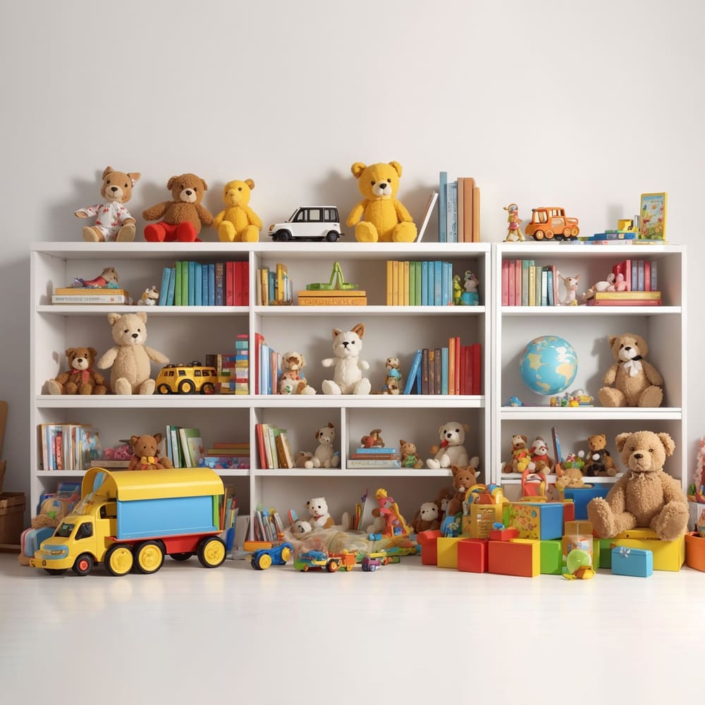 Regal Bücher Spielzeug Back to School Backdrop DBD7-51