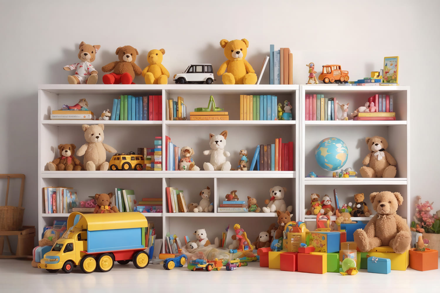 Regal Bücher Spielzeug Back to School Backdrop DBD7-51
