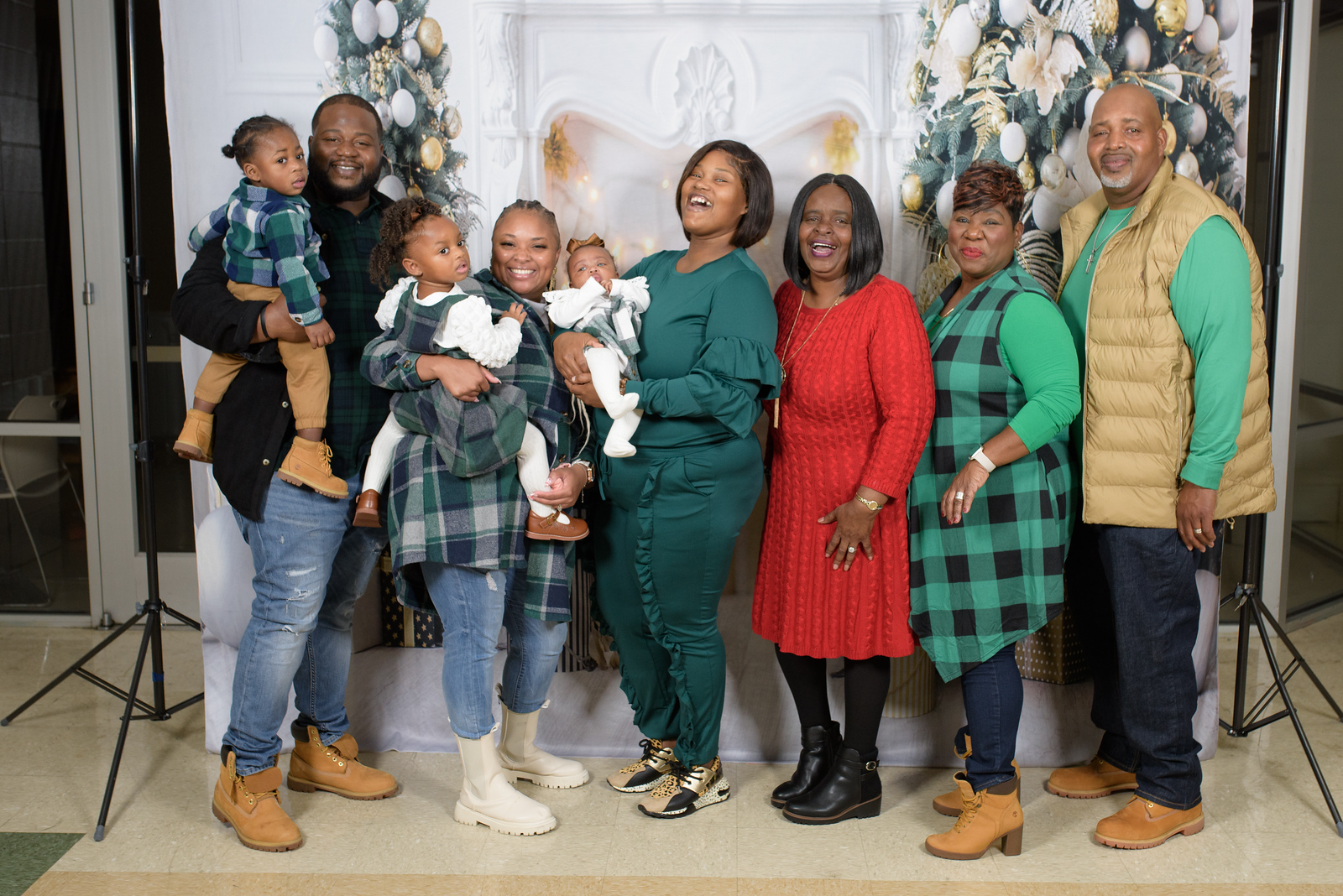 Weihnachts-Schnee-Raum-Dekor-Foto-Hintergründe KAT-57