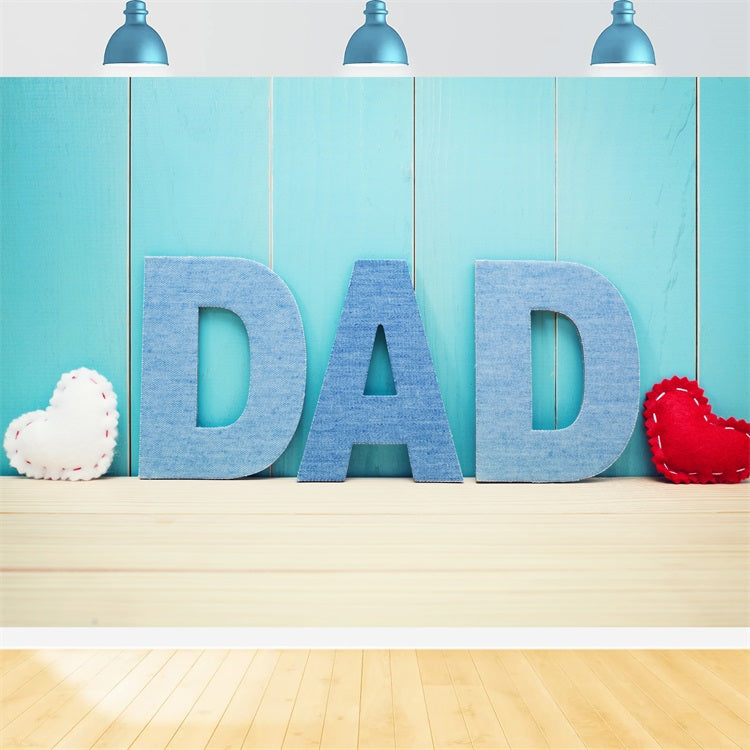 Vatertag Backdrops Holz Denim Dad Backdrop GQ2-209