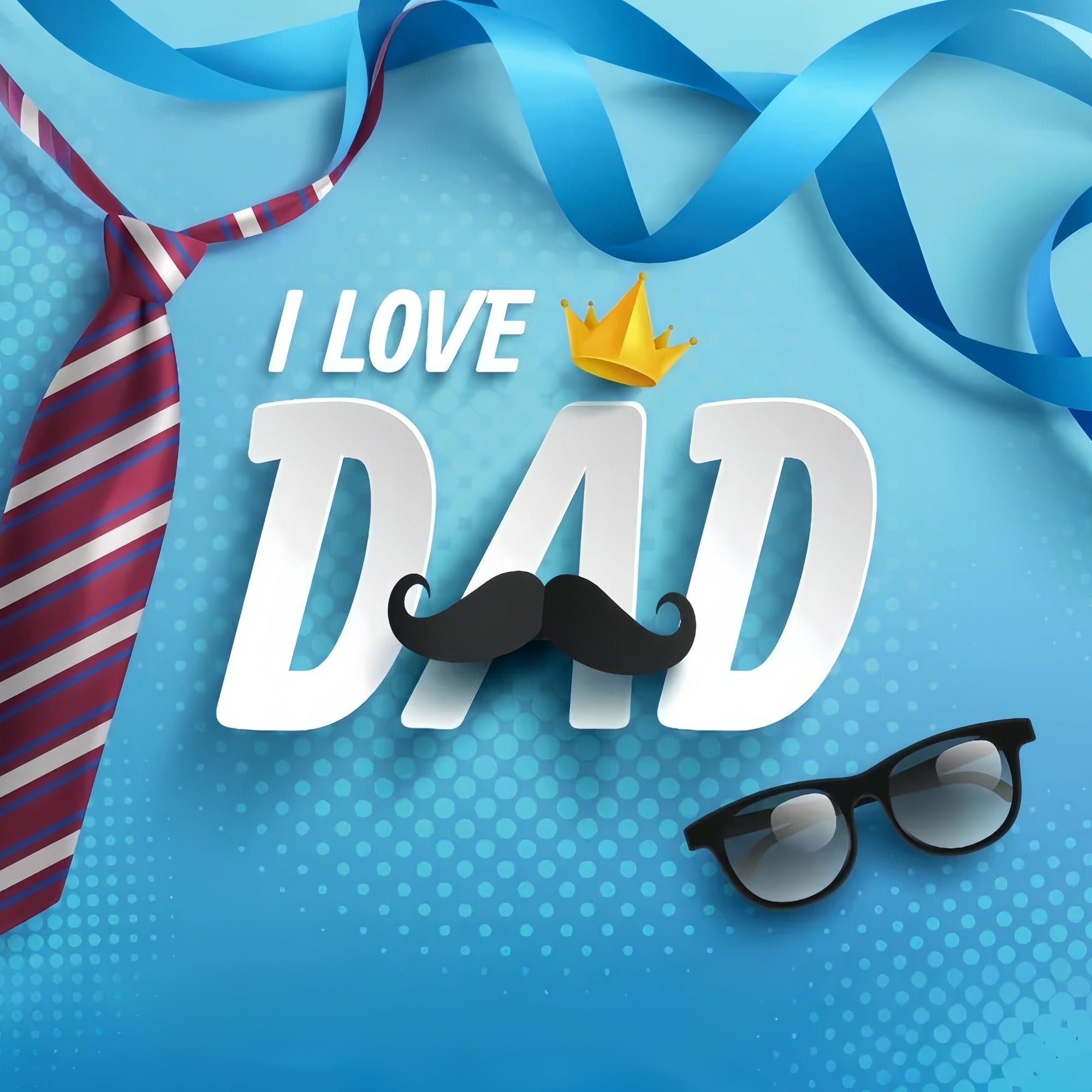 Vatertag Fotohintergrund Blau Feier Hintergrund GQ2-212