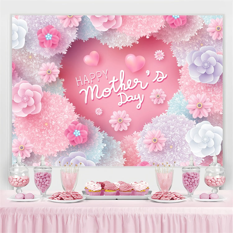 Ideen für Muttertagskulissen Verzauberte Pastellblumen Individueller Hintergrund GQ3-170