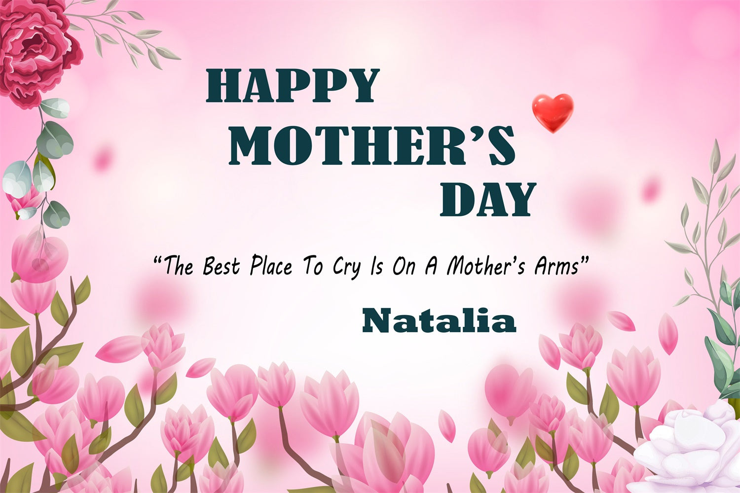 Muttertagskulisse Ideen Anmutig blühende Tulpen Individueller Hintergrund GQ3-182