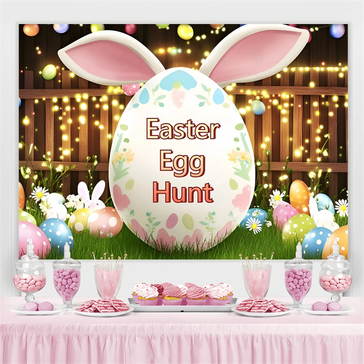 Fotohintergrund Ostern Leuchtendes Festliche Eierjagd Individueller Hintergrund GQ3-208