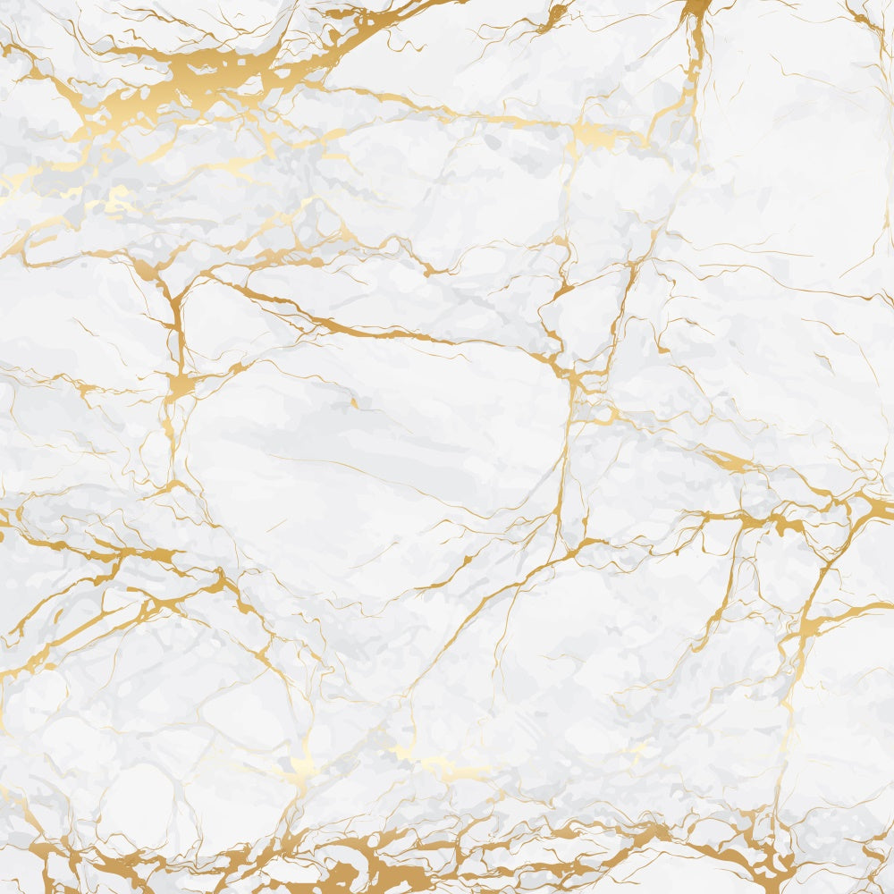 Marmor Fotokulisse Weißer Marmor Gold Riss Kulisse GQ4-145