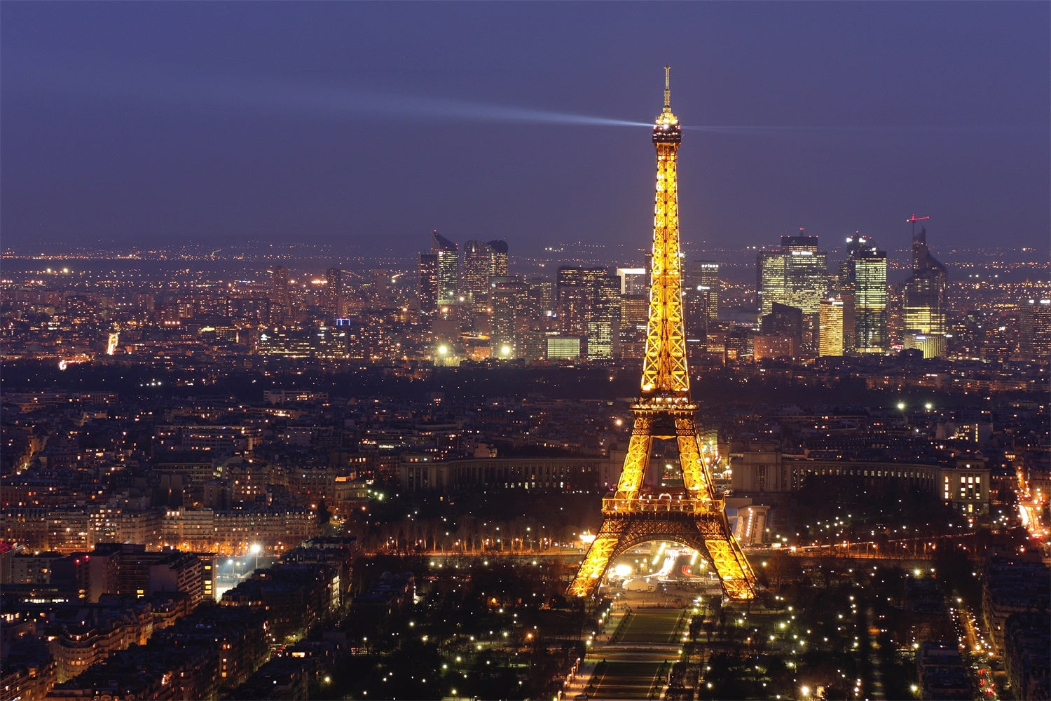 Nacht in Paris Backdrop Funkelnder Eiffelturm Urban Backdrop GQ4-34