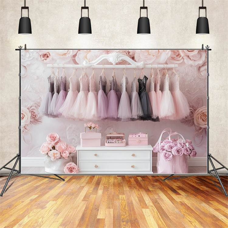Fotografie Kulissen für Kinder Ballett Schrank Träume Kulisse GQ5-168