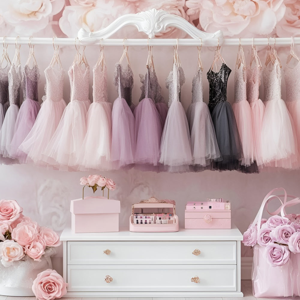 Fotografie Kulissen für Kinder Ballett Schrank Träume Kulisse GQ5-168