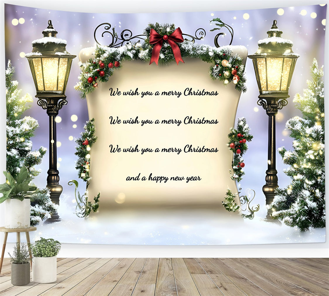Weihnachts-Hintergrundbilder Winter Segen Banner Hintergrund GQ57-14
