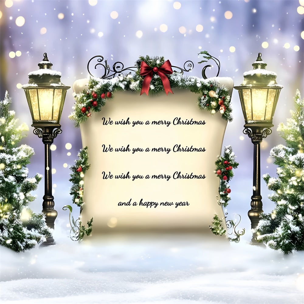 Weihnachts-Hintergrundbilder Winter Segen Banner Hintergrund GQ57-14