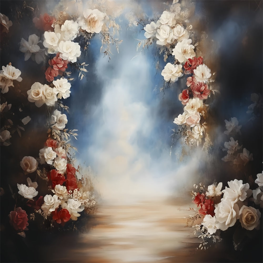 Malerei Backdrops Rose Portal Beste Fotografie Backdrops GQ57-192