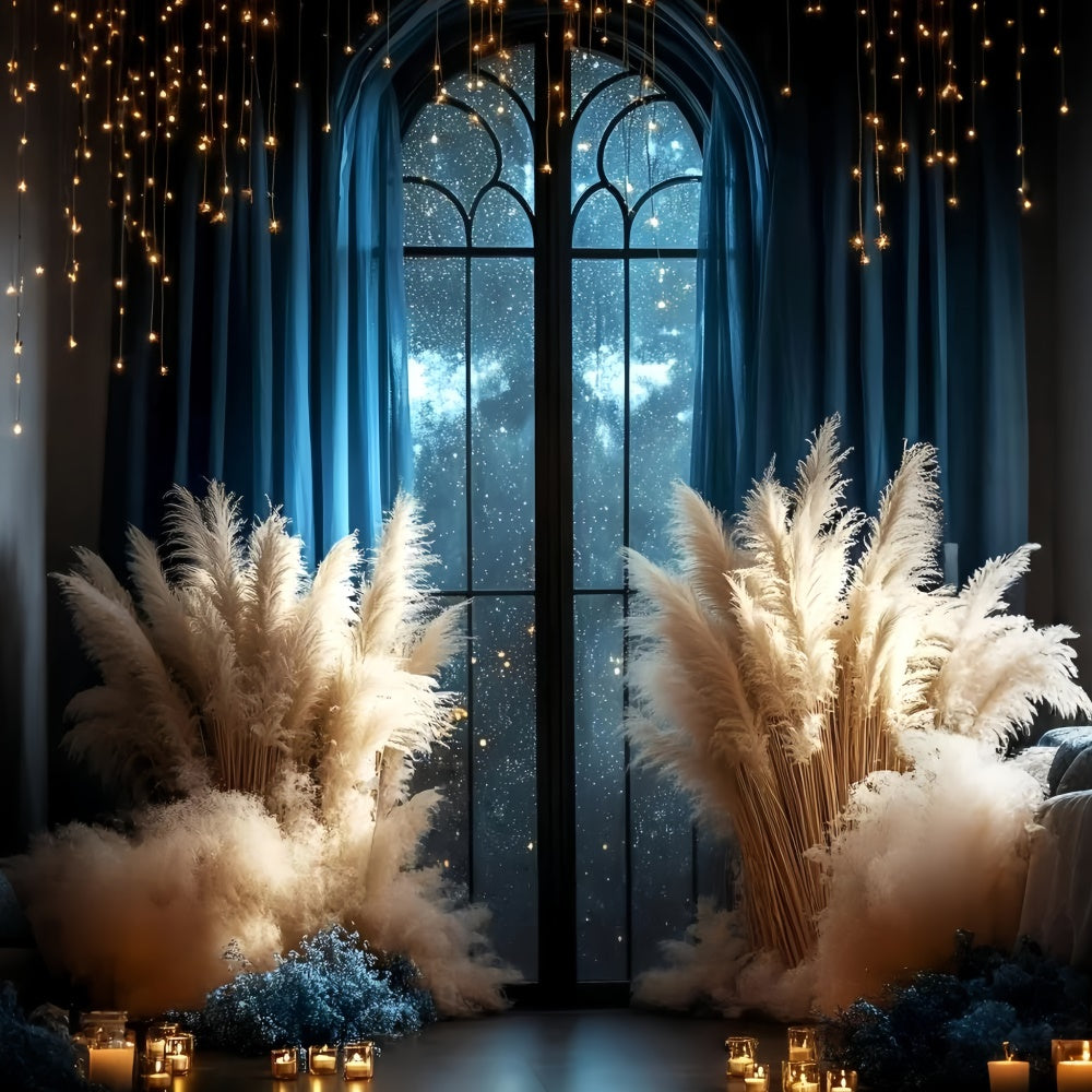 Bohemian Style Backdrop Nacht Garten Magie Backdrop GQ57-221
