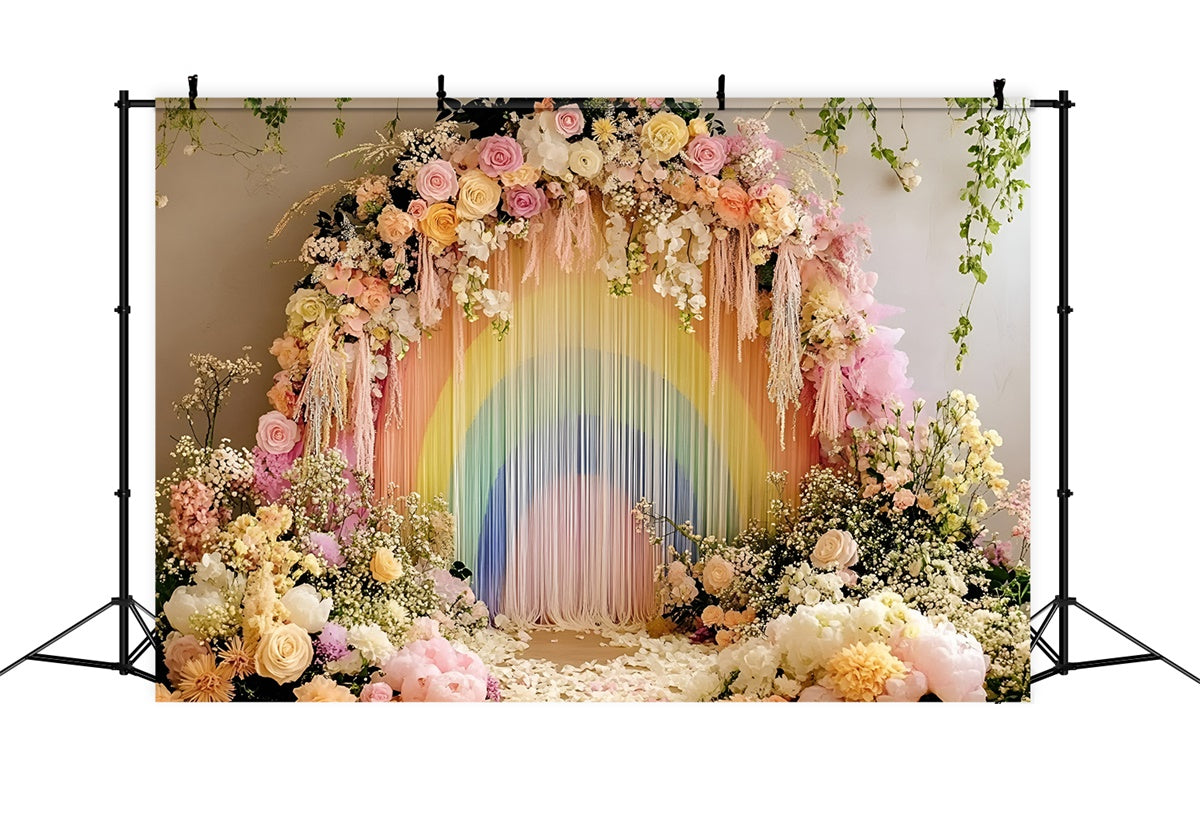 Bohemian Backdrop Pastell Festival Bogen Hintergrund GQ57-224