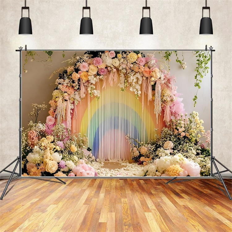 Bohemian Backdrop Pastell Festival Bogen Hintergrund GQ57-224
