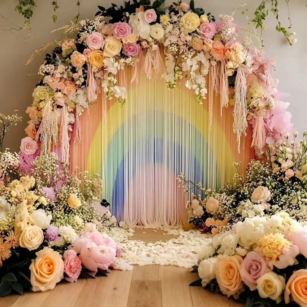 Bohemian Backdrop Pastell Festival Bogen Hintergrund GQ57-224