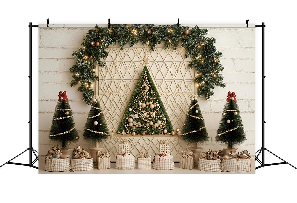 Weihnachten Backdrops Minimalist Holiday Wall Backdrop GQ57-5