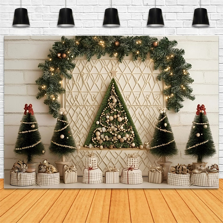 Weihnachten Backdrops Minimalist Holiday Wall Backdrop GQ57-5