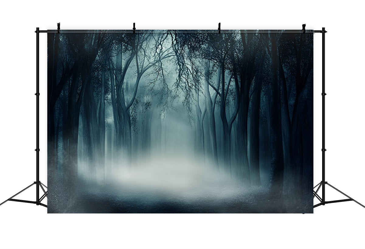 Dunkler Wald Backdrop Unheimliche Stille Wälder Backdrop GQ57-84
