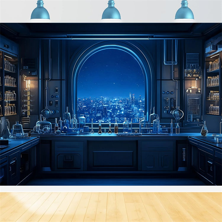 Chemie Backdrop Modernes Bildungslabor Backdrop GQ6-126