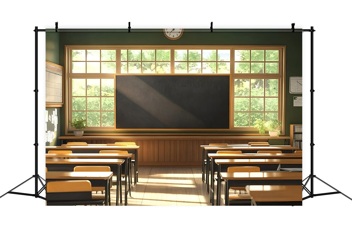 Klassenzimmer Hintergrundbild Friedliche Studie Morgen Hintergrundbild GQ6-135