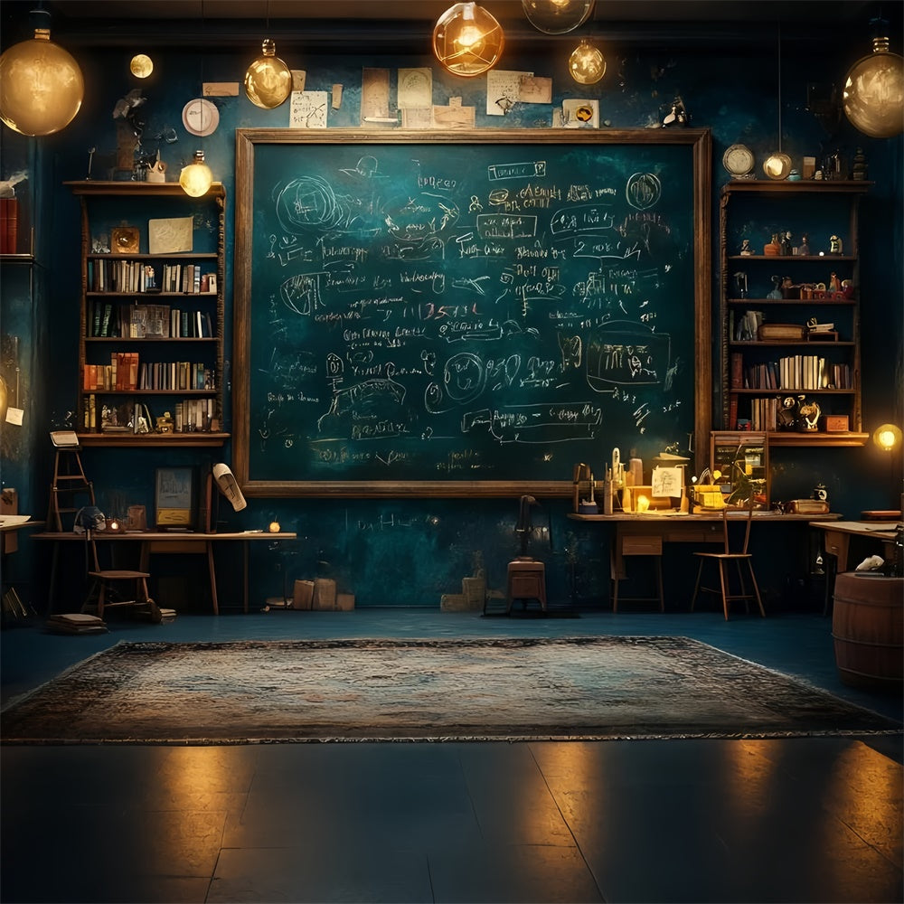 Kreidetafel Fotohintergrund Vintage Gelehrtenzimmer Hintergrund GQ6-144