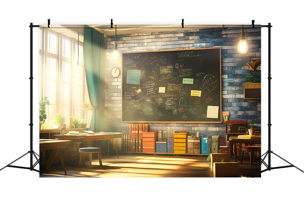 Klassenzimmer Backdrops Moderne Schule Vibe Backdrop GQ6-146