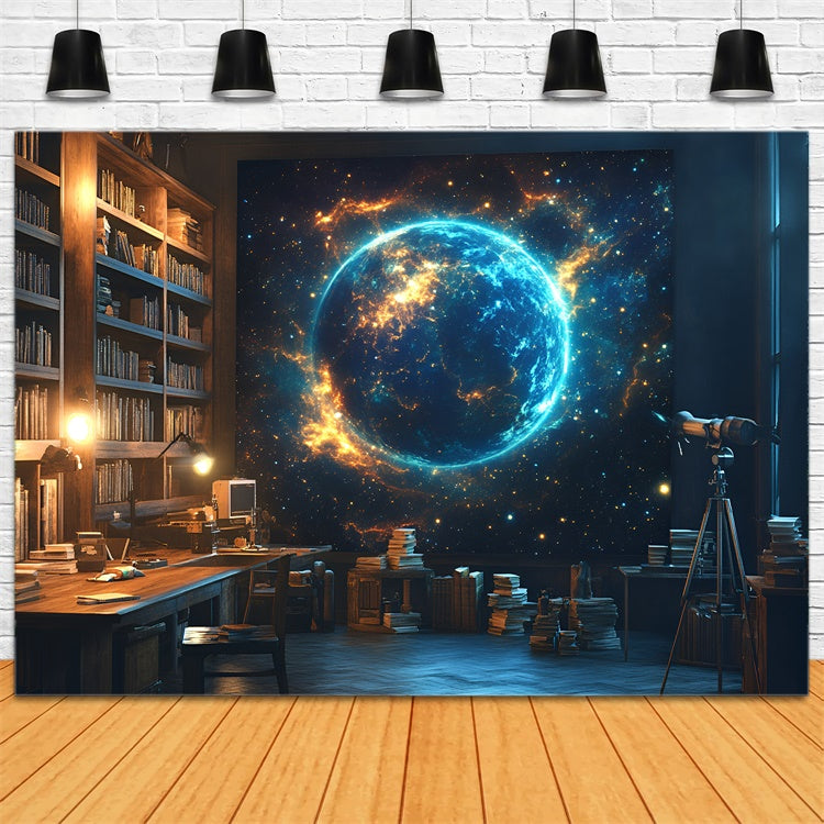 Back To School Backdrops Galaktische Erforschung Backdrop GQ6-150