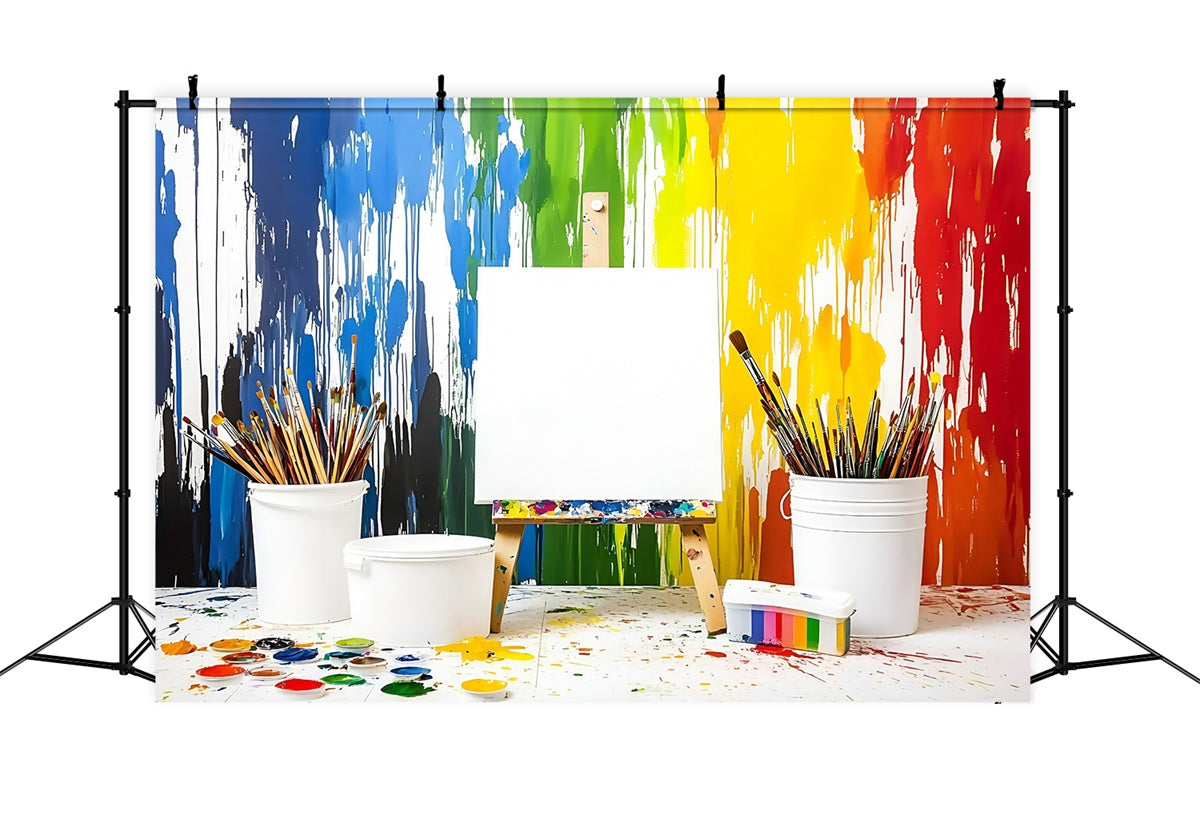Schulfoto-Hintergrund Splash Creativity Kunst-Hintergrund GQ6-161