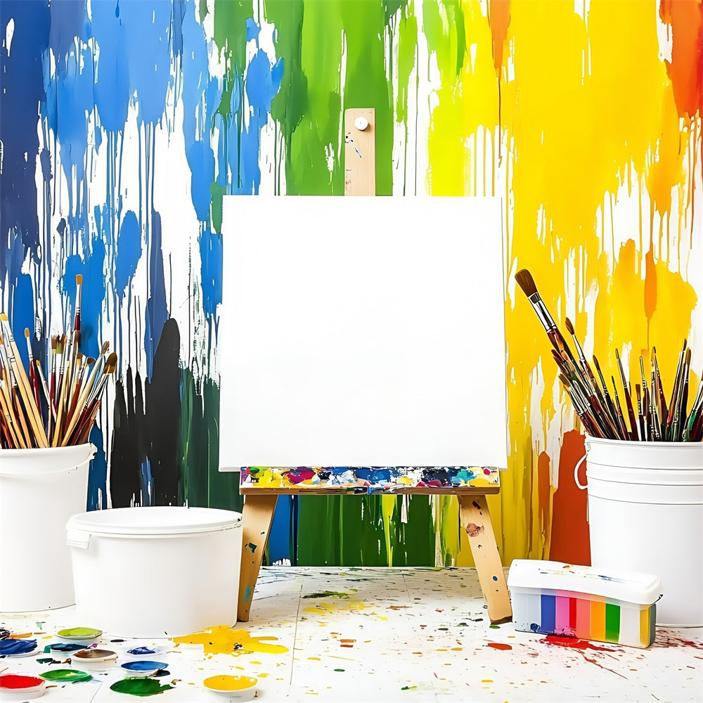 Schulfoto-Hintergrund Splash Creativity Kunst-Hintergrund GQ6-161