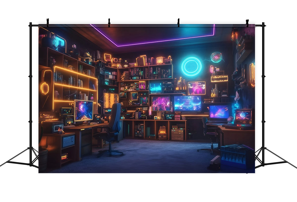Schule Bild Hintergrund Neon Coding Lab Hintergrund Hintergrund GQ6-165