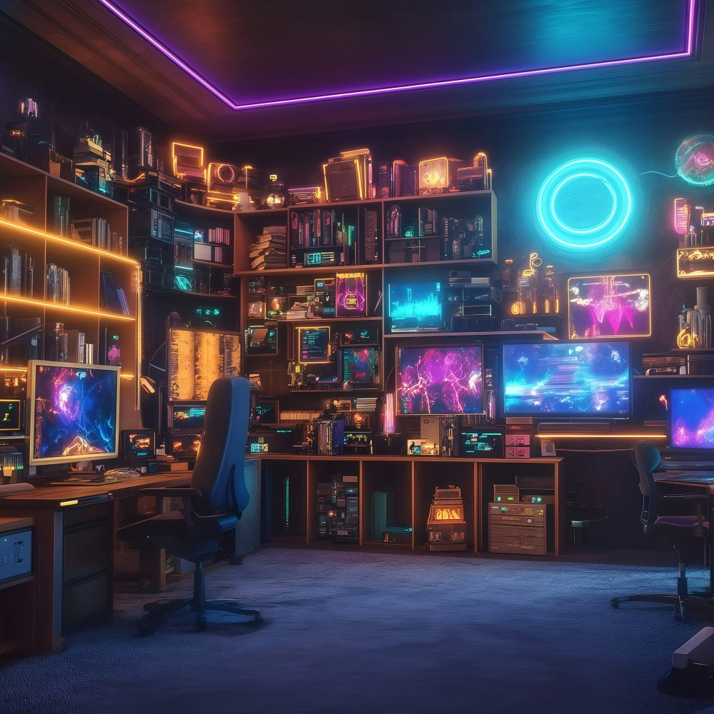 Schule Bild Hintergrund Neon Coding Lab Hintergrund Hintergrund GQ6-165