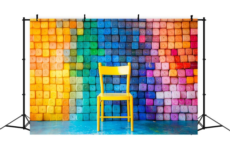 Back To School Backdrops Bunte Kreative Raum Backdrop GQ6-178