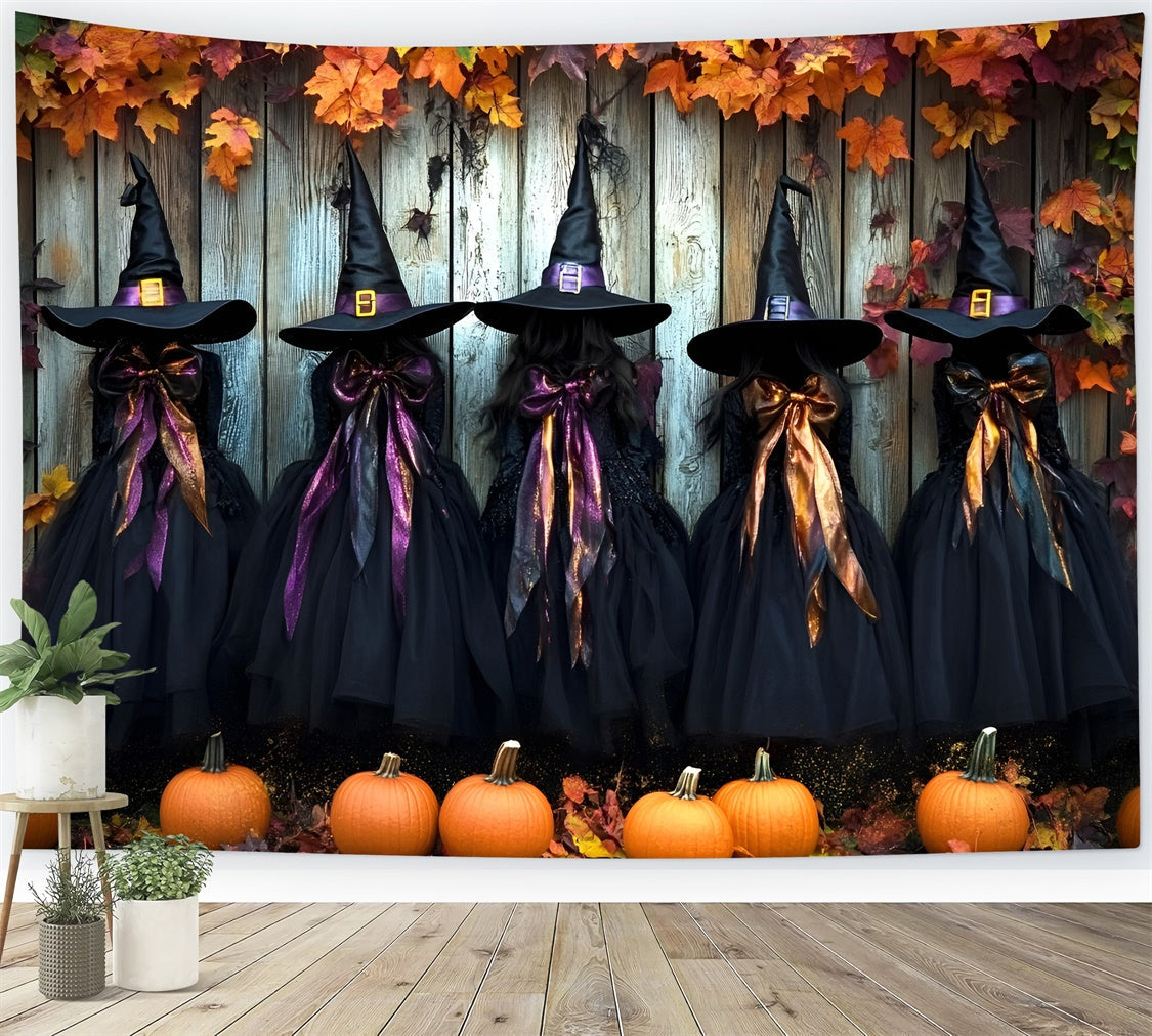 Halloween Hexe Hintergrund Spooky Witch Wardrobe Hintergrund GQ6-251