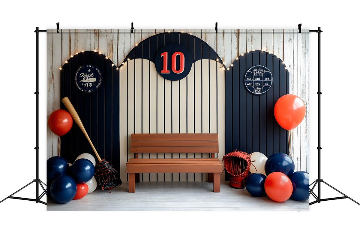 Sport-Themen-Hintergrund Baseball-Liga Ballon-Hintergrund GQ6-254