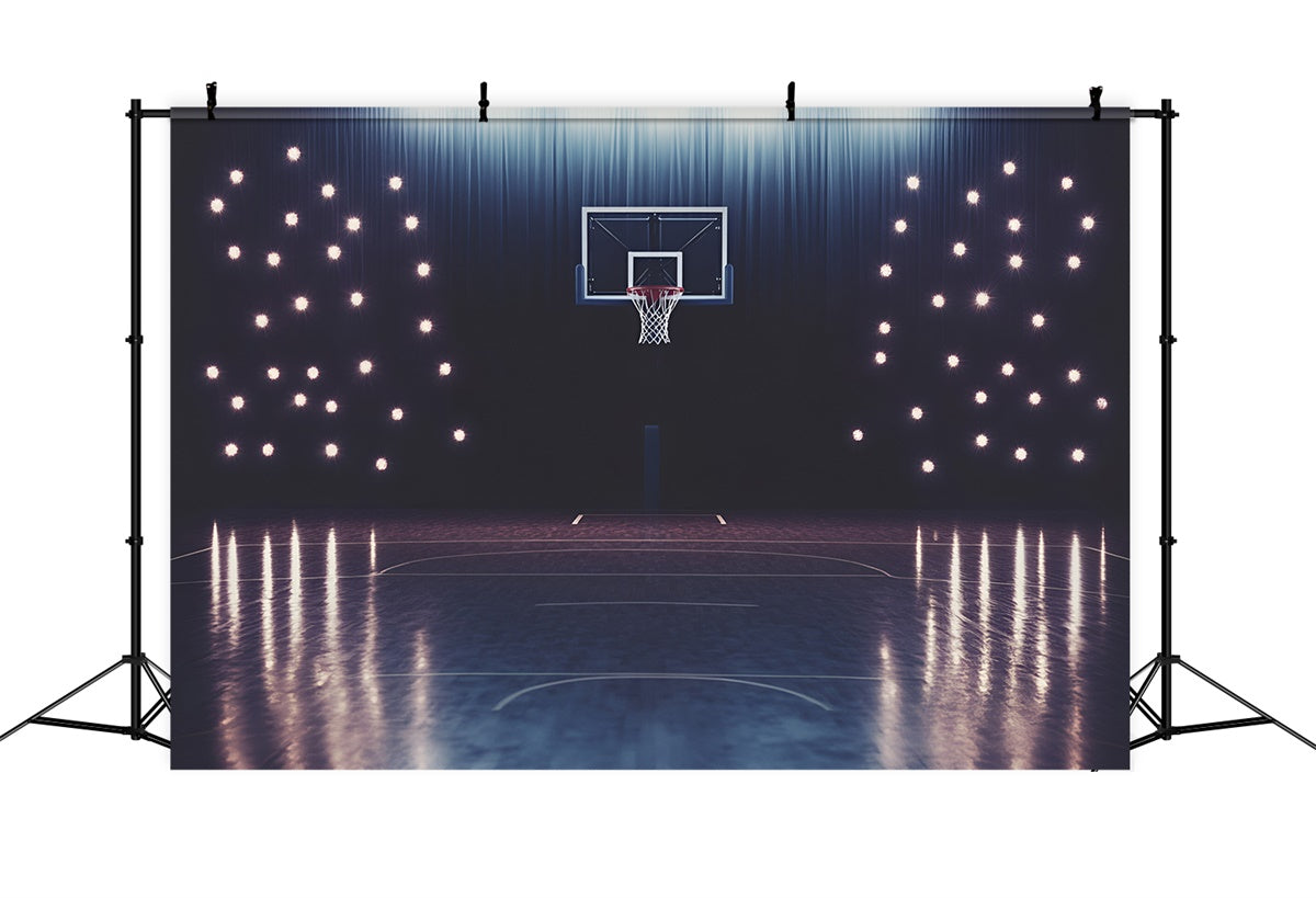 Basketball Fotokulisse Center Court Glow Kulisse GQ6-260