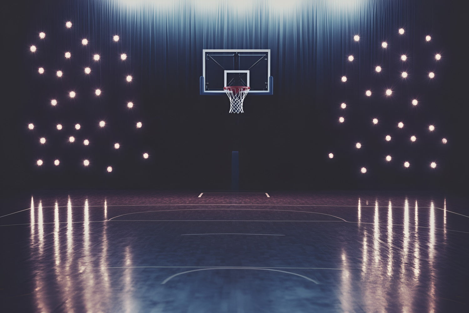 Basketball Fotokulisse Center Court Glow Kulisse GQ6-260