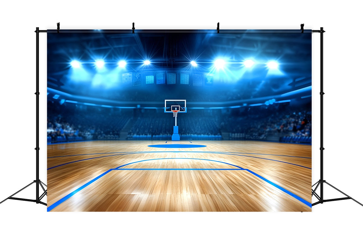 Basketball Backdrops Pro Court Spotlight Hintergrund GQ6-263