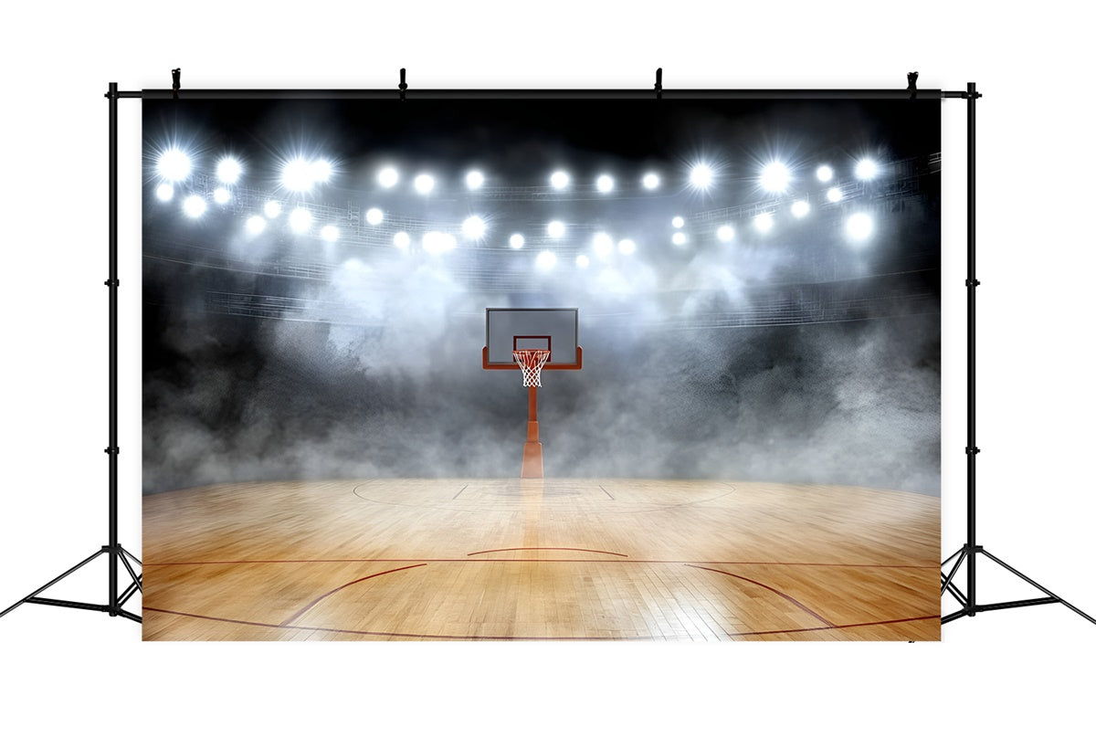Basketball Hintergrundbild Silent Arena Hoops Haze Hintergrundbild GQ6-269