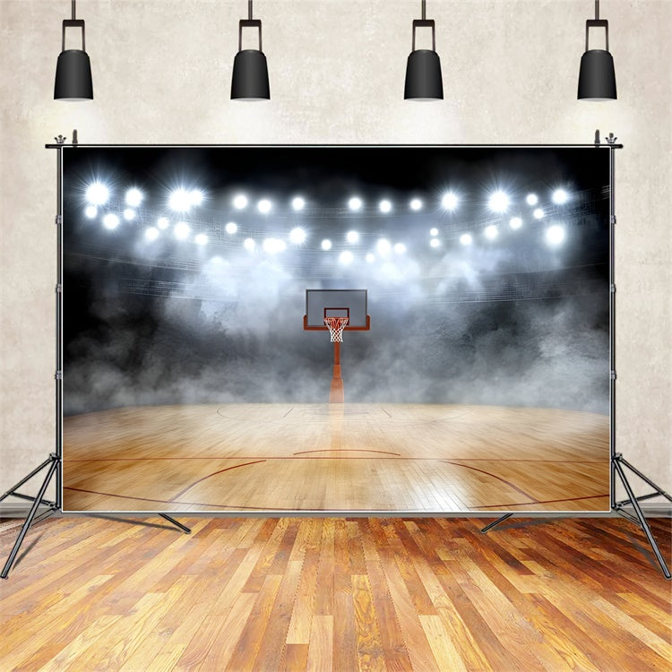 Basketball Hintergrundbild Silent Arena Hoops Haze Hintergrundbild GQ6-269