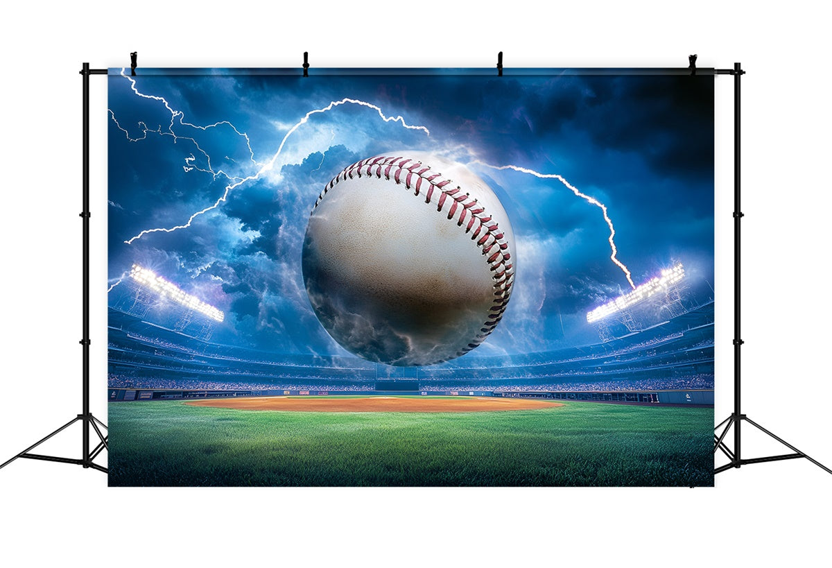 Baseball-Fotohintergrund Sturmschlag Baseball-Hintergrund GQ6-276