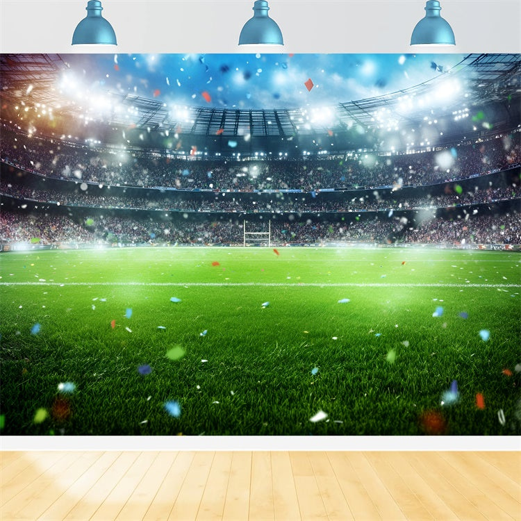 Fußball Fotohintergrund Green Field Glory Backdrop GQ6-278