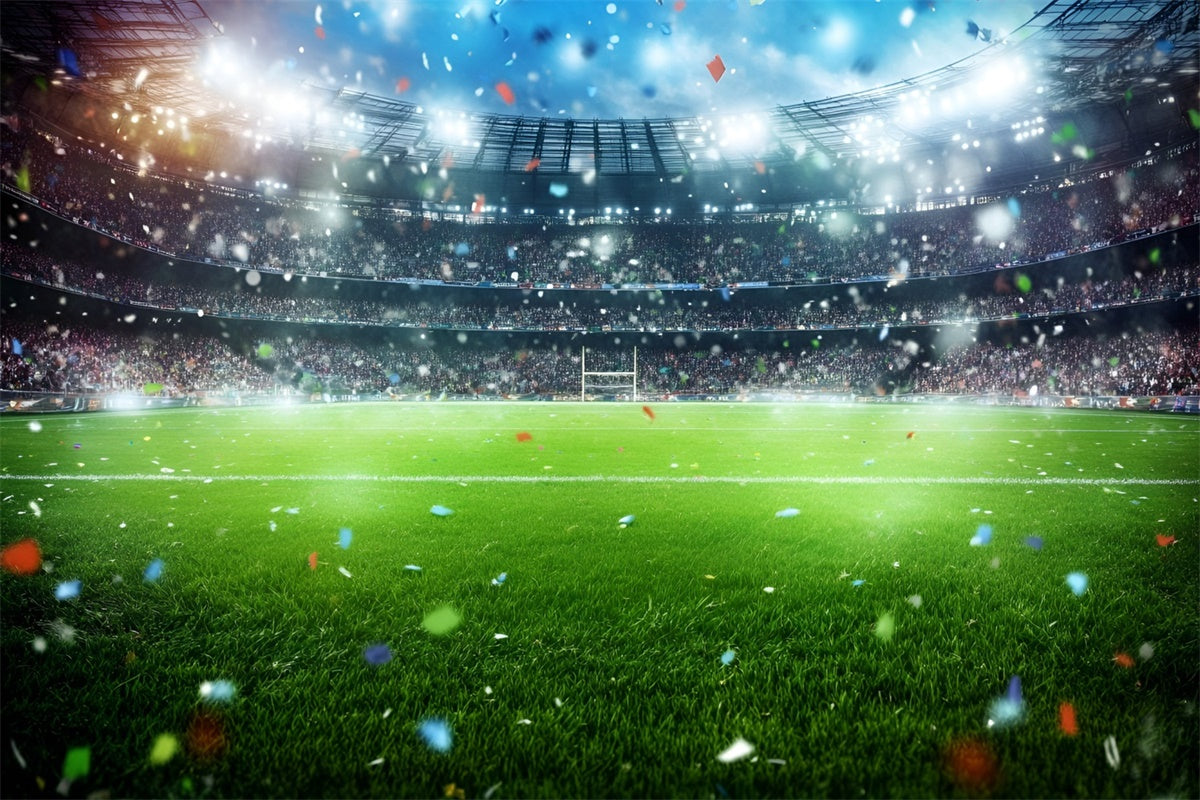 Fußball Fotohintergrund Green Field Glory Backdrop GQ6-278