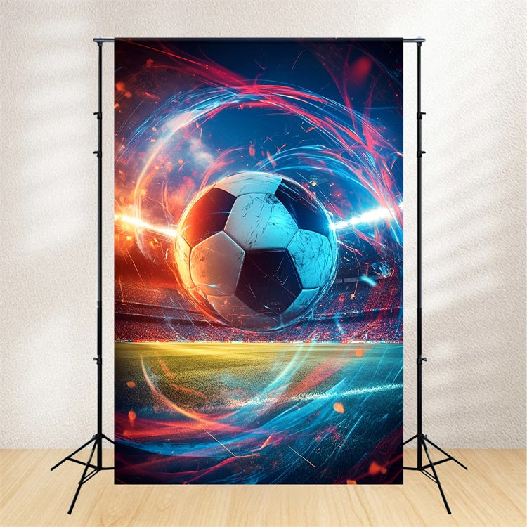 Fußball Fotohintergrund Turbo Spin Fußball Hintergrund GQ6-280