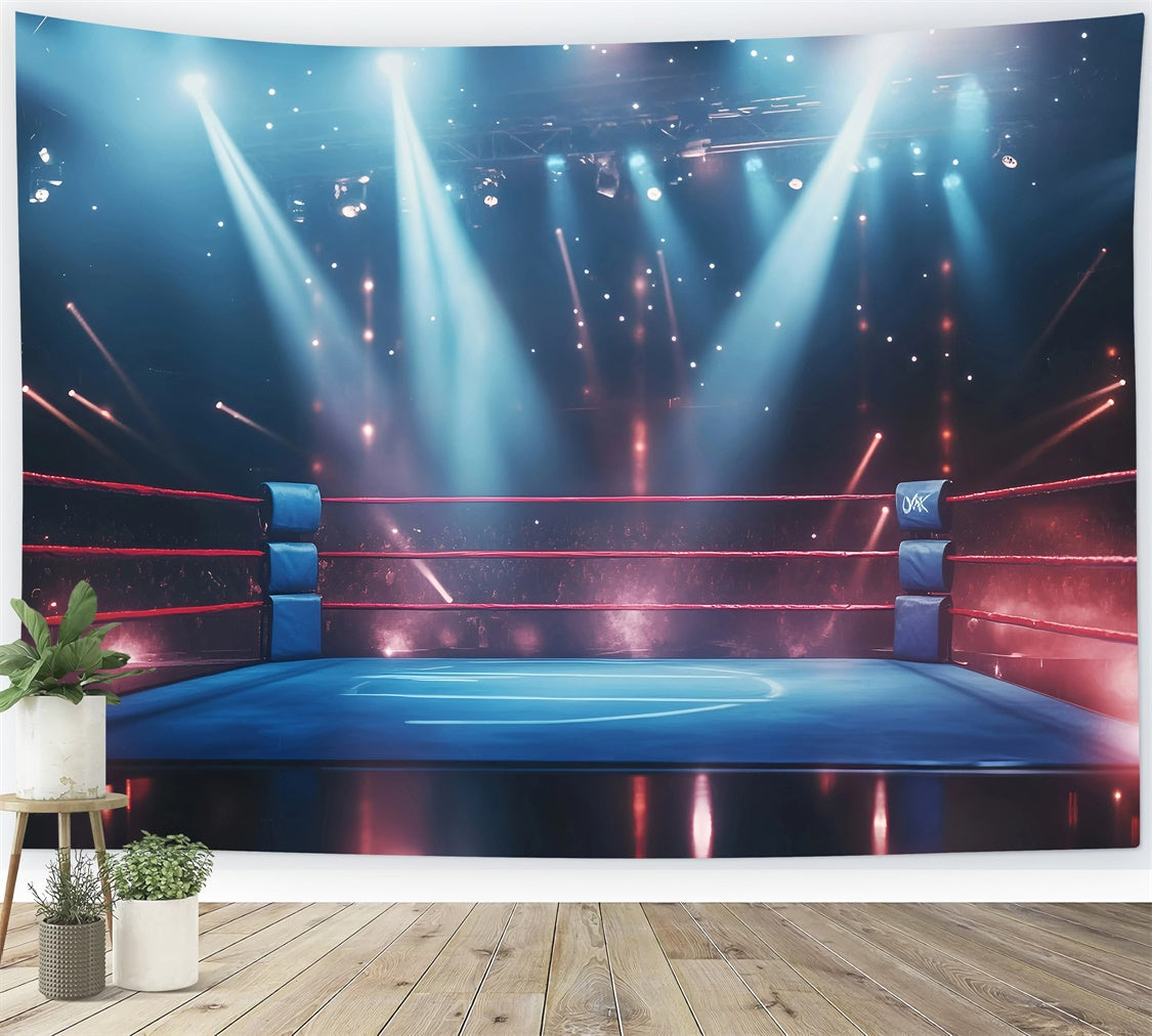 Boxen Backdrop Game Night Boxkampf Backdrop GQ6-289