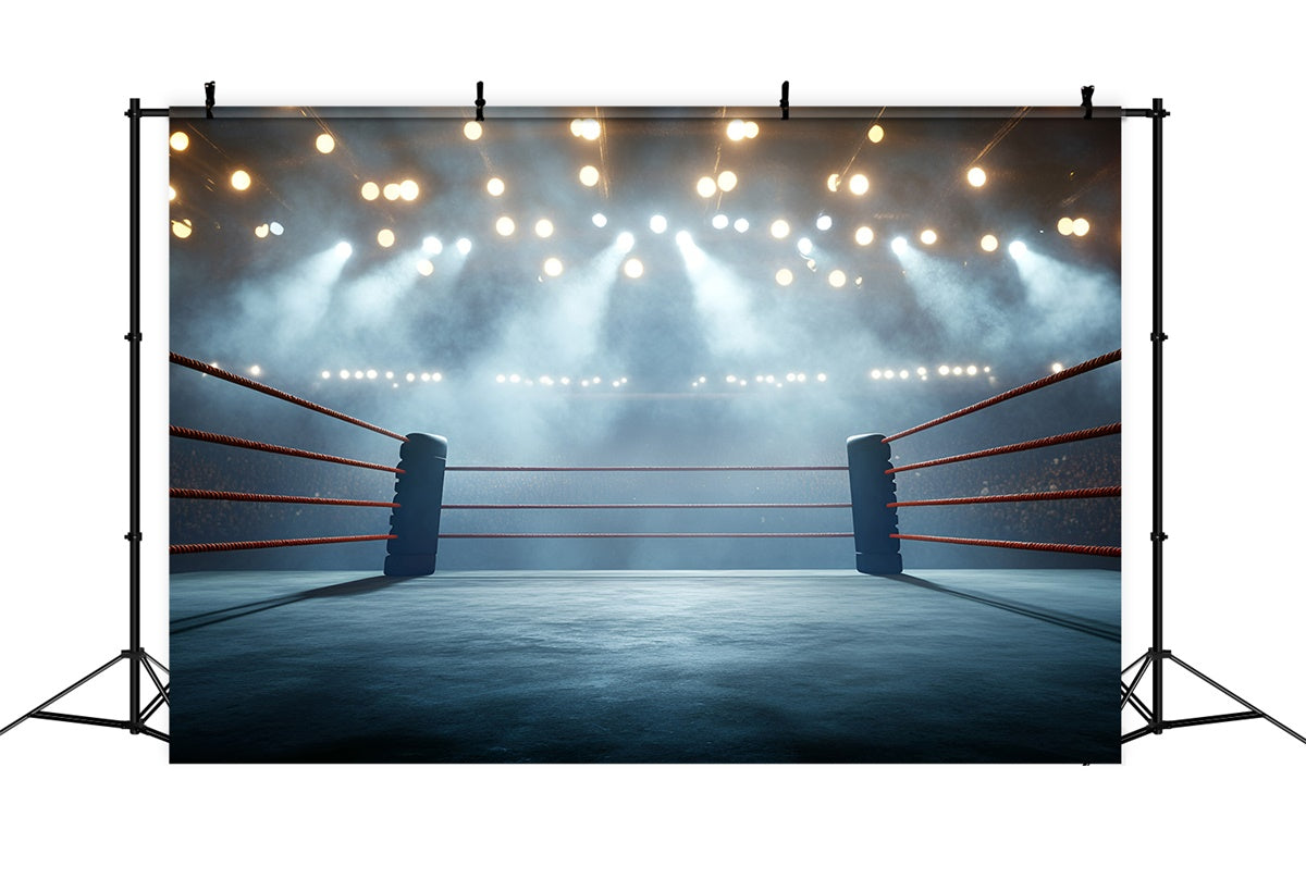Boxring Backdrop Fight Night Arena Backdrop GQ6-291