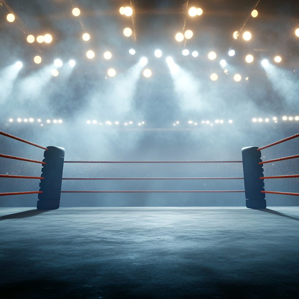 Boxring Backdrop Fight Night Arena Backdrop GQ6-291