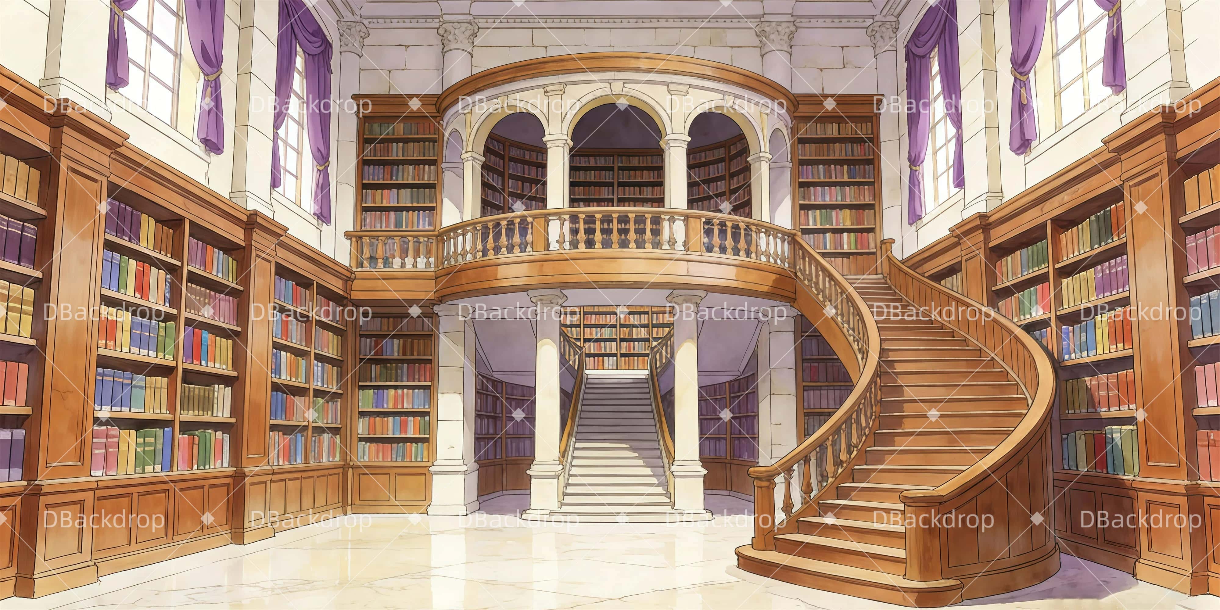 Vorhänge Theater Schulbibliothek Backdrops Theater GQ61-T17